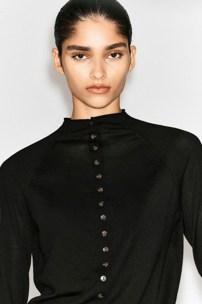 ÁO KHOÁC CARDIGAN COS CỔ CAO BẰNG LEN MERINO