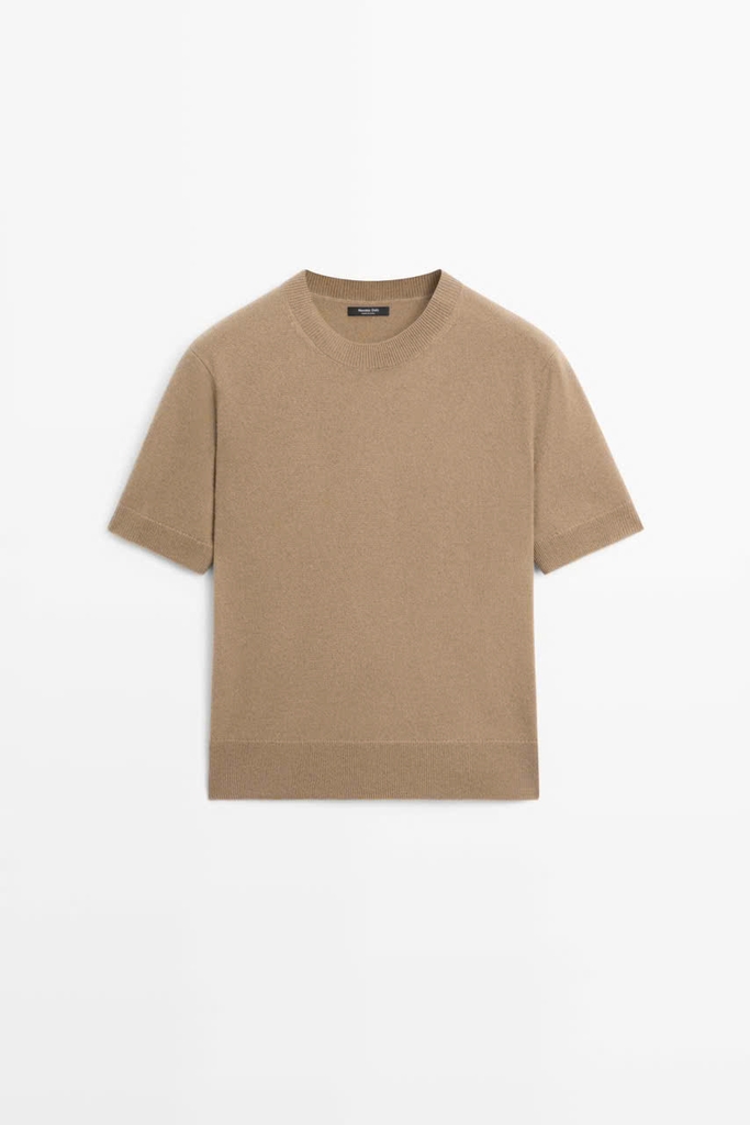 ÁO LEN MASSIMO DUTTI PHA LEN CỘC TAY