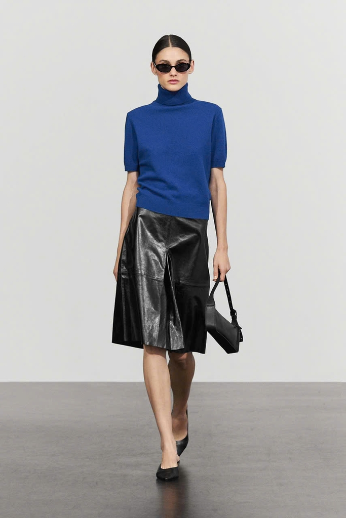 ÁO LEN MASSIMO DUTTI DỆT KIM CỔ LỌ