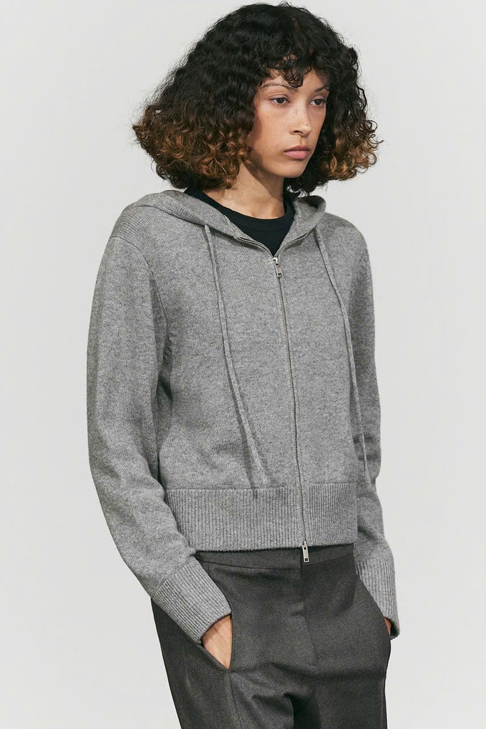 ÁO KHOÁC LEN MASSIMO DUTTI CÓ MŨ TRÙM ĐẦU, CHẤT LIỆU PHA LEN