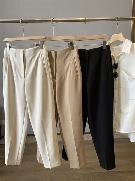 Quần âu Massimo Dutti cạp cao 2 màu