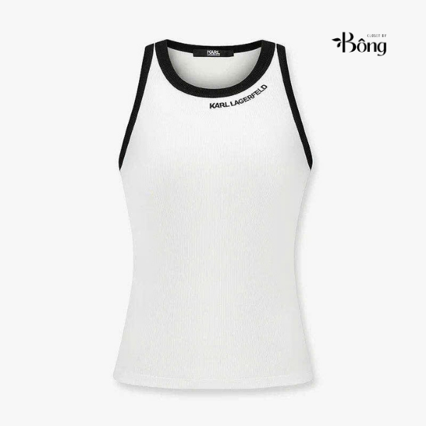 Top thun Karl viền 2 màu