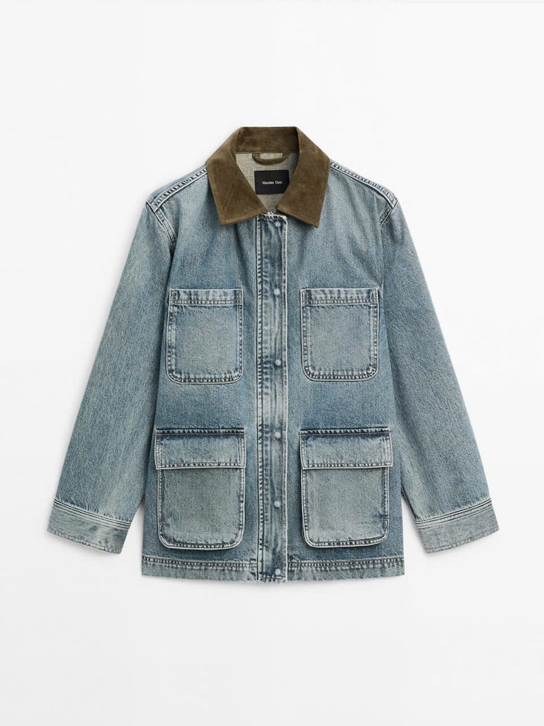 ÁO KHOÁC DENIM CÓ TÚI
