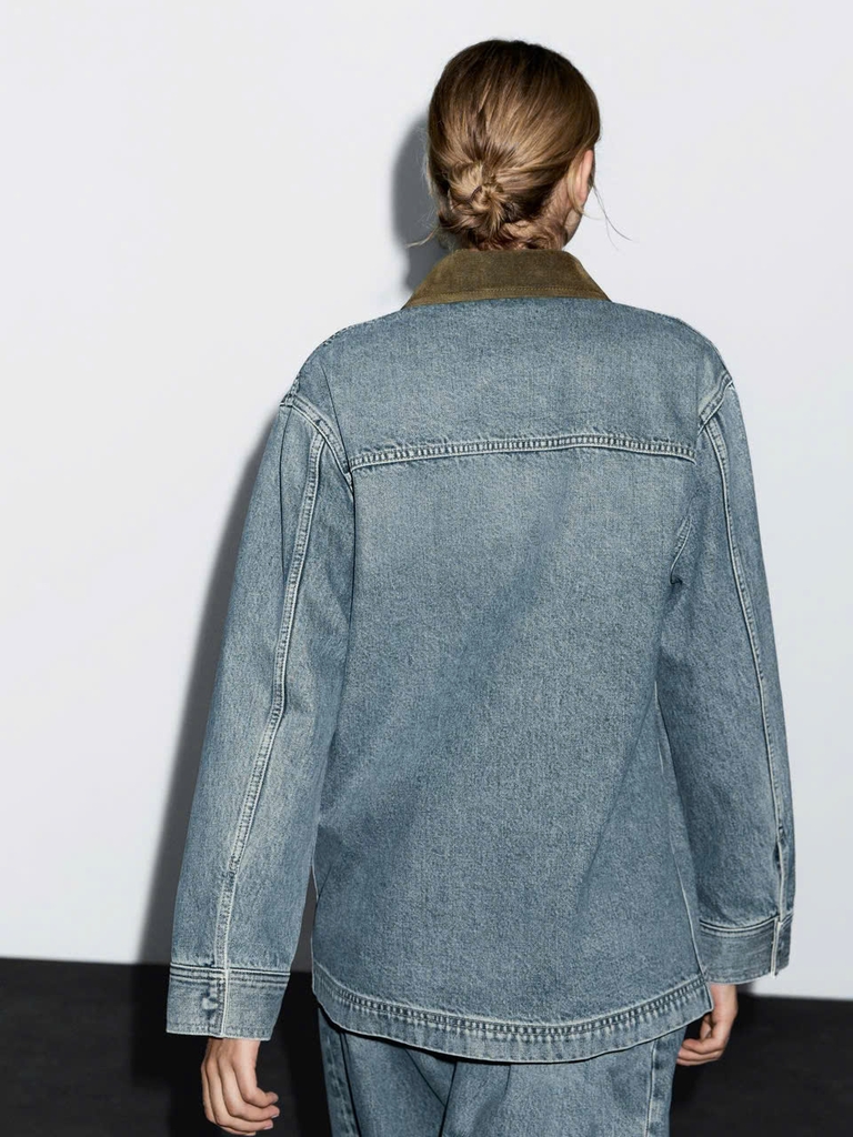 ÁO KHOÁC DENIM CÓ TÚI