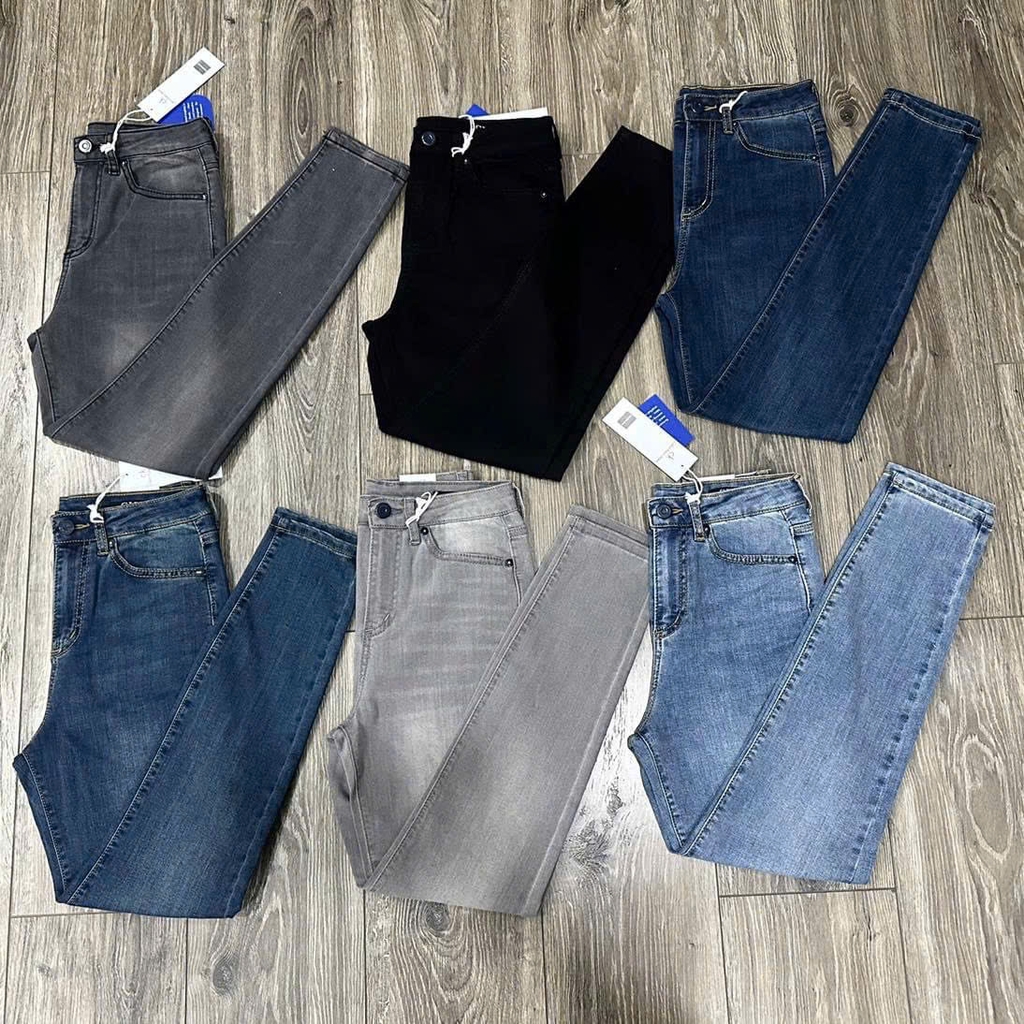 Quần denim skinny CK 4 màu dư xịn