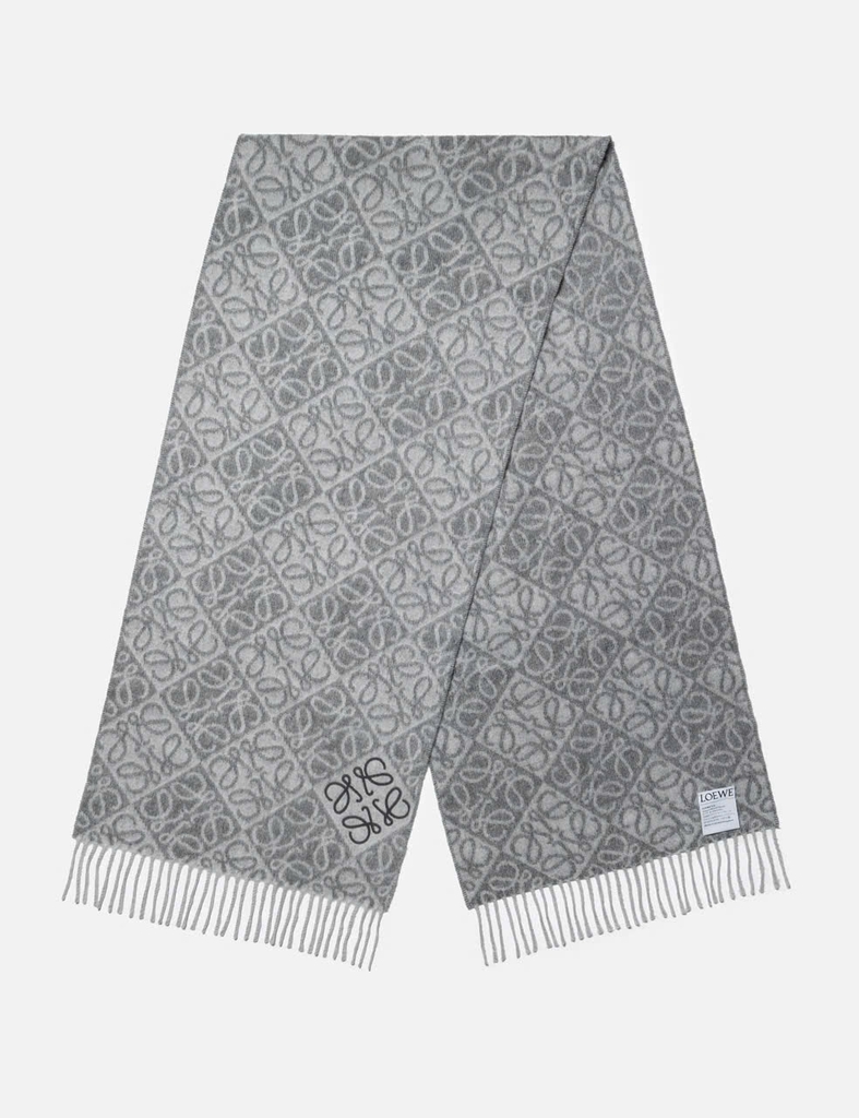 Khăn quàng cổ đảo chữ bằng len và cashmere
