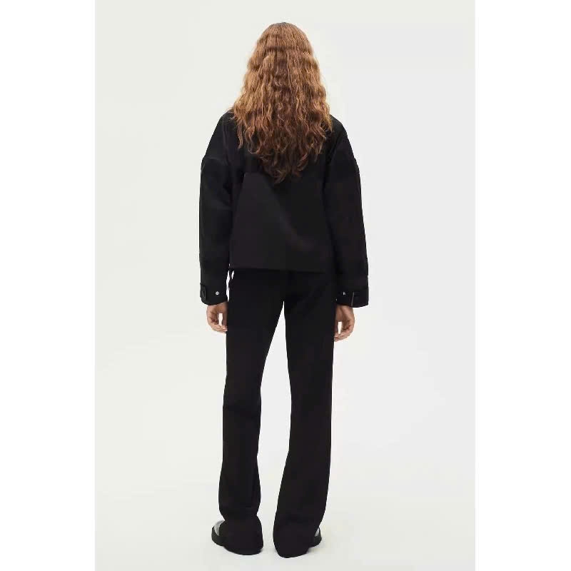 Zara biker jacket da kèm đai đen