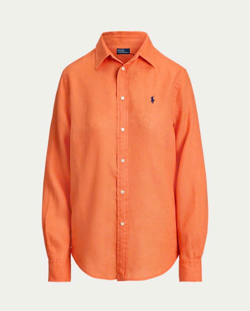 Áo sơ mi  bằng vải lanh hiệu Polo Ralph Lauren