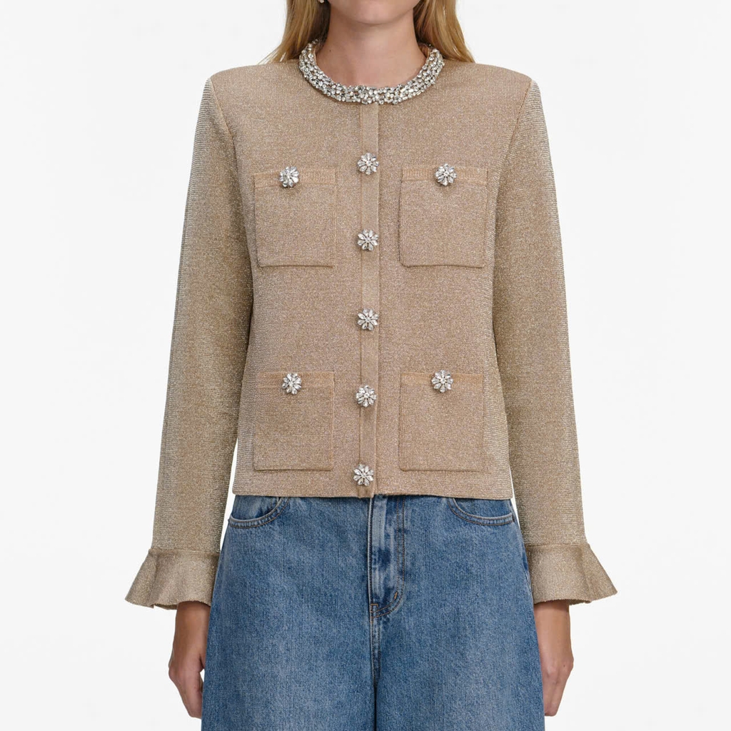 ÁO KHOÁC CARDIGAN CÀI NÚT PHA LÊ