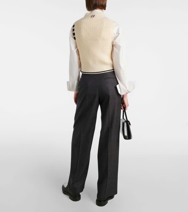 Áo len chui đầu sọc Thom Browne