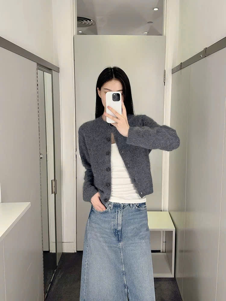 Cardigan COS chất len xù