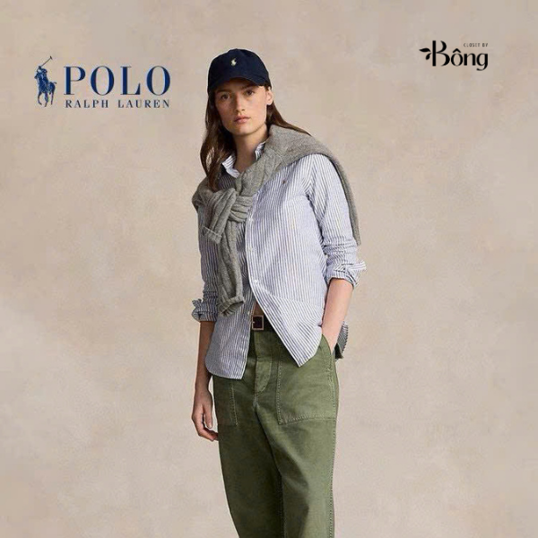 Áo sơmi Oxford Slim Fit tay dài RL