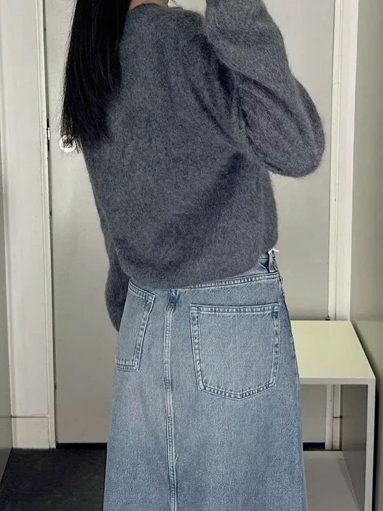Cardigan COS chất len xù