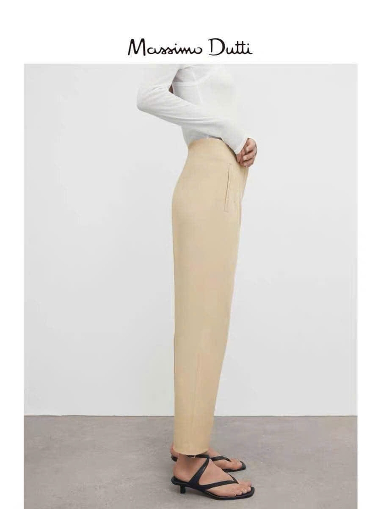 Quần âu Massimo Dutti cạp cao 2 màu