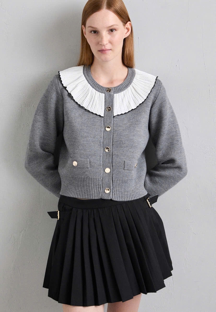 ÁO KHOÁC CARDIGAN CỔ TƯƠNG PHẢN