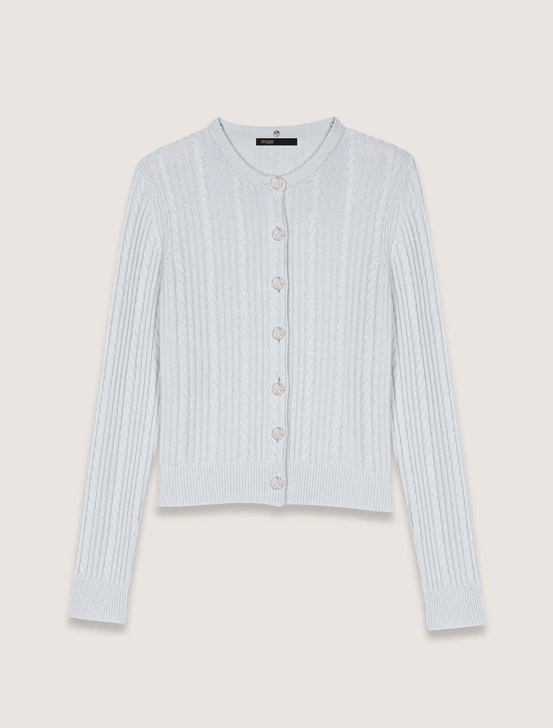 Áo khoác cardigan cổ rời