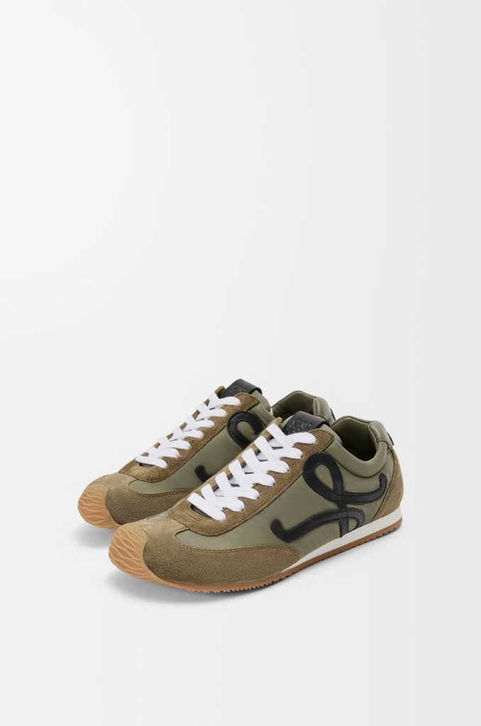 Sneaker LOEWE  bản da lộn cải canvas 2 màu