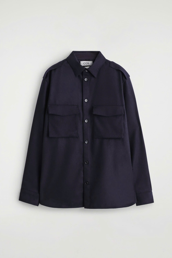 Quần COS len wool suông