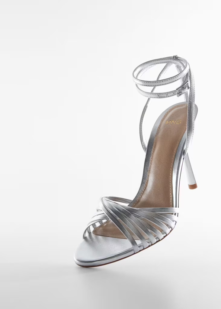 Mango Strappy heeled sandals