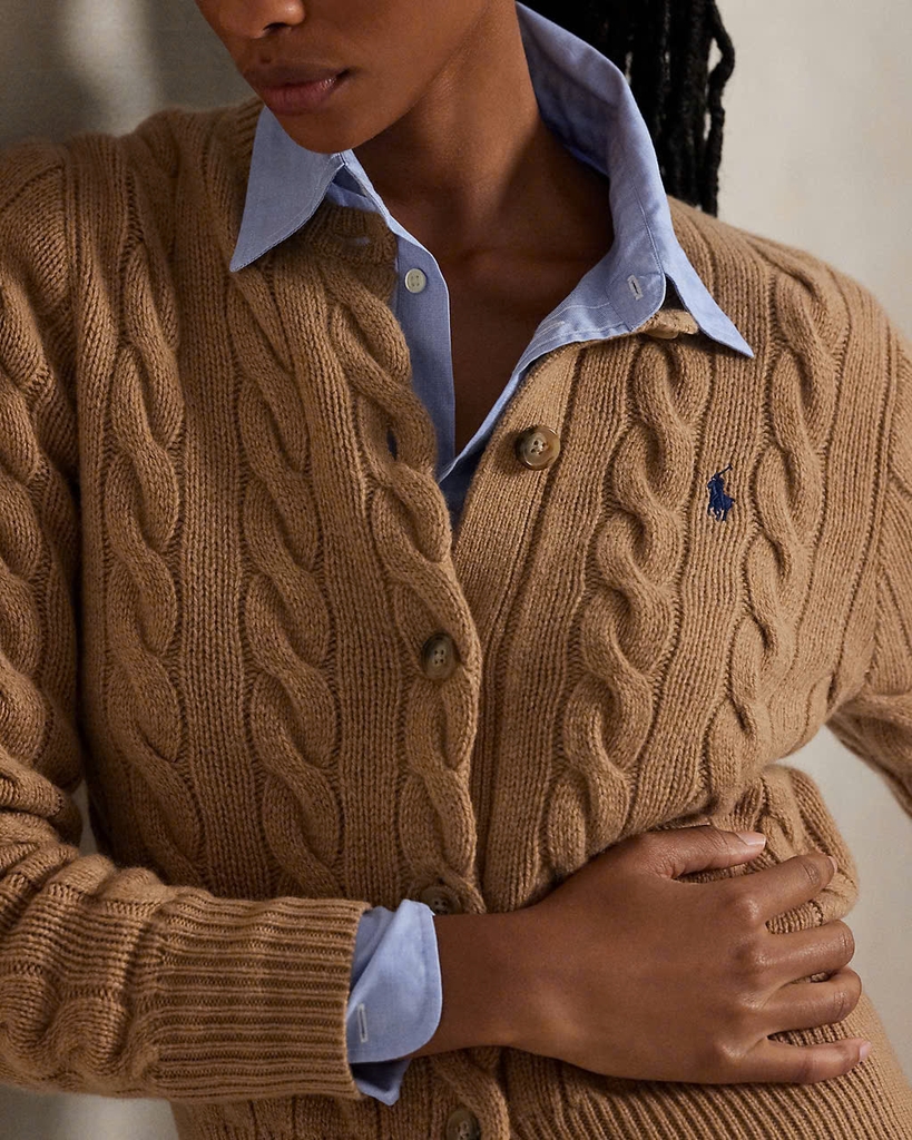 Cable Knit cashmere wool
