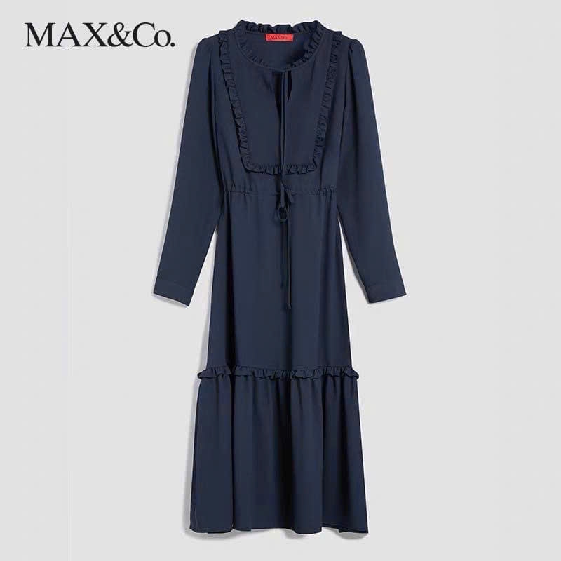 Váy đũi dài Max&Co màu navy