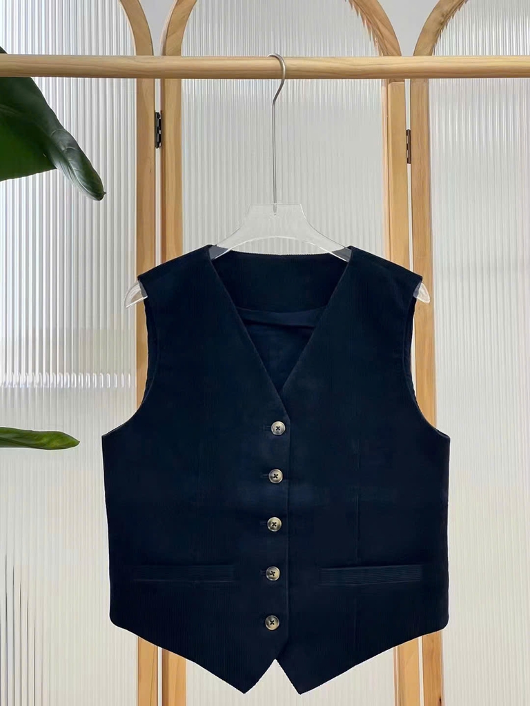 Gile nhung Polo Ralph Lauren navy tuồn auth