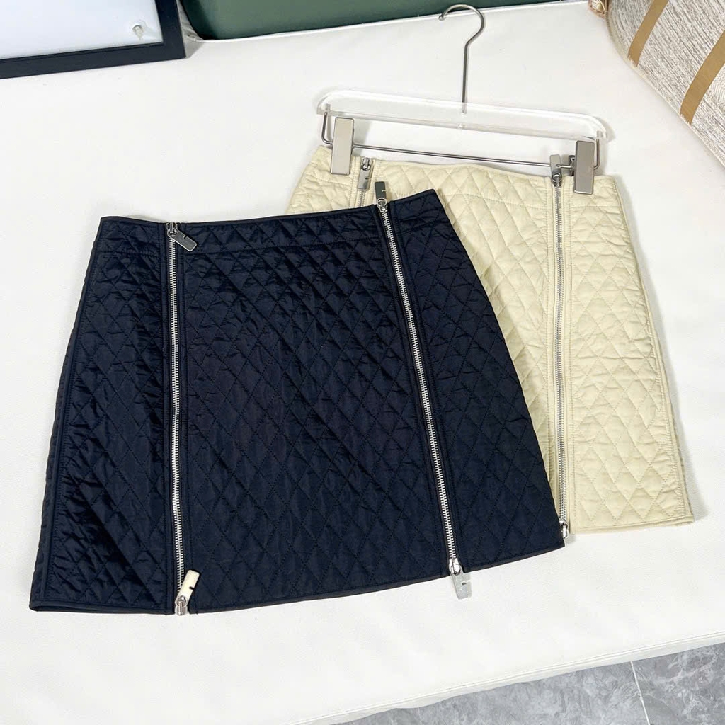 Set BBR  trần bông Áo khoác + Chân váy A 2 màu