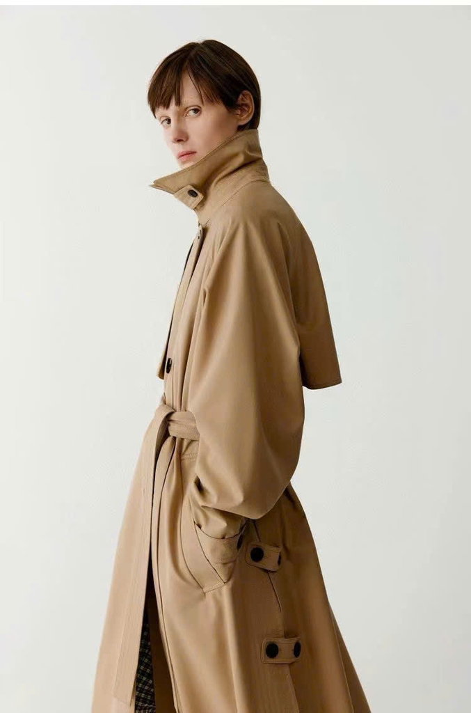 Trendcoat dáng dài ICICLE cổ bẻ
