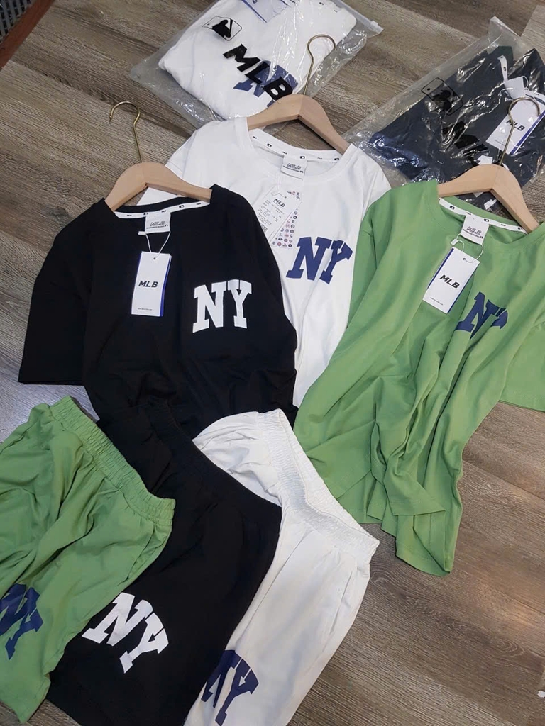 Set cotton MLB 3 màu dư xịn