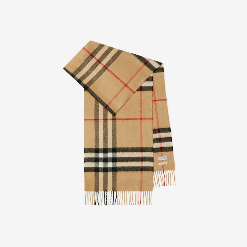 Khăn quàng cổ Cashmere kẻ caro