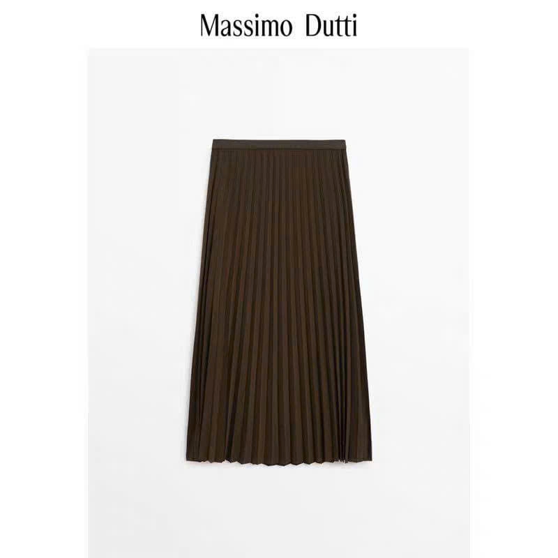 Chân váy Massimo Dutti xếp ly 2 màu dư xịn