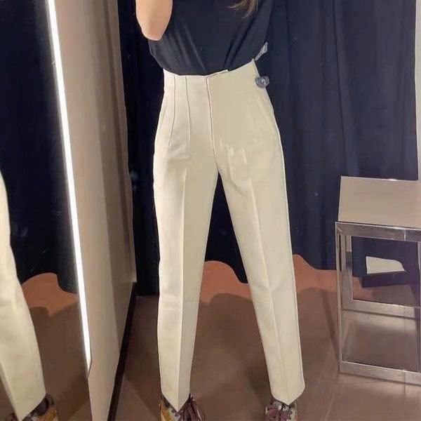 Quần âu Massimo Dutti cạp cao 2 màu