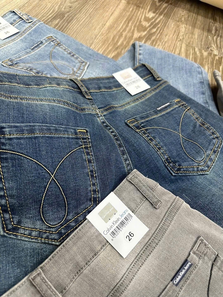Quần denim skinny CK 4 màu dư xịn