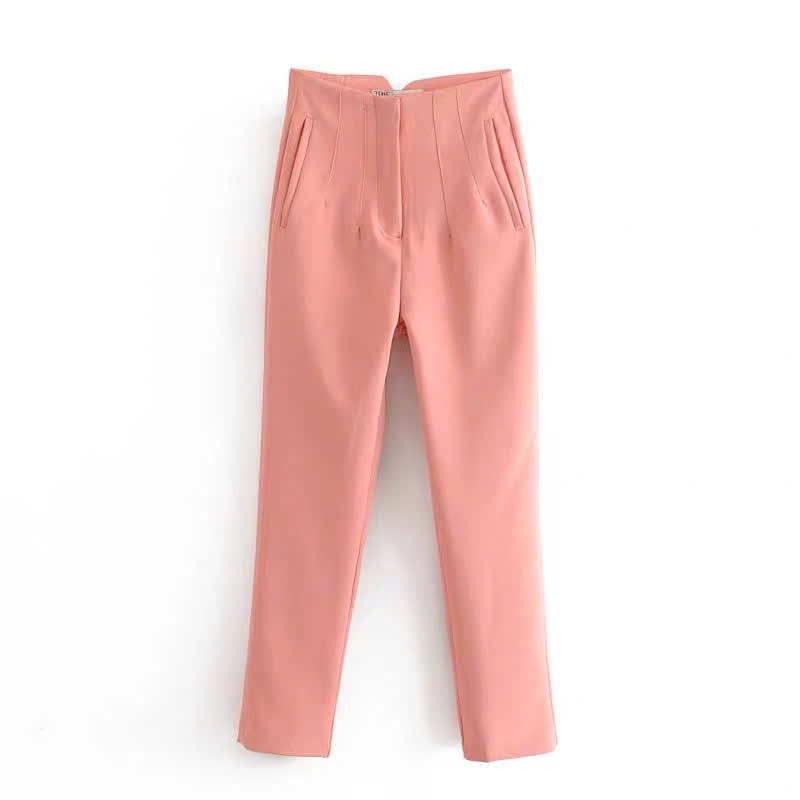 Quần baggy Zara màu vỏ đỗ dư xịn