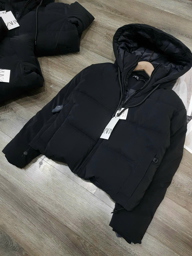 Áo phao Zara dáng lửng