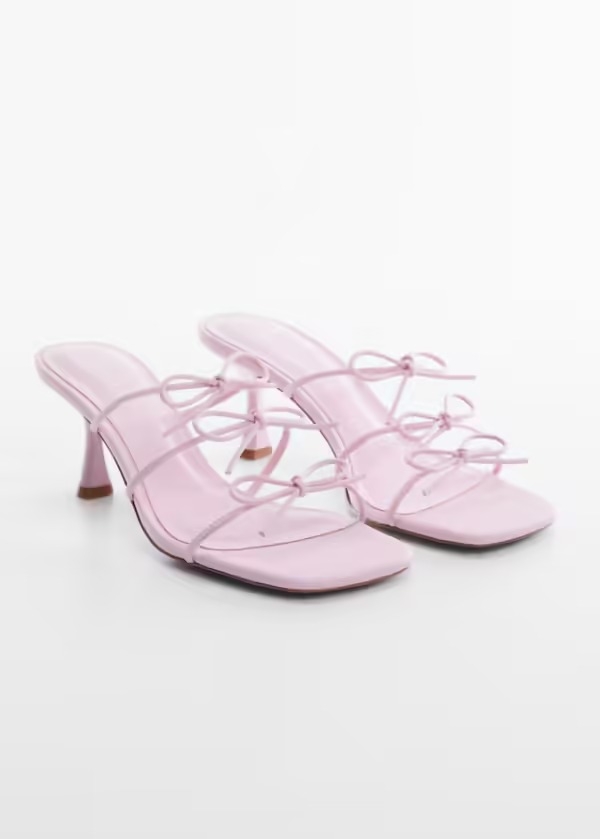 Mango Bows leather sandals