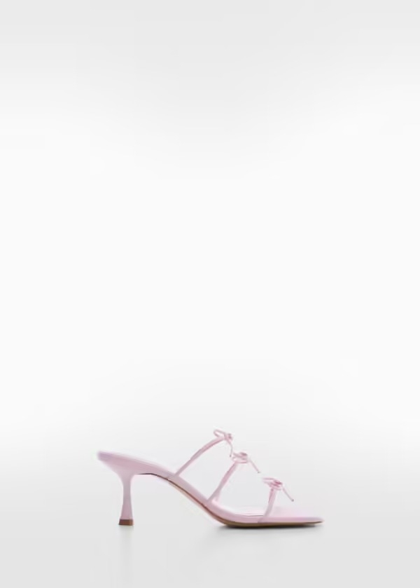 Mango Bows leather sandals