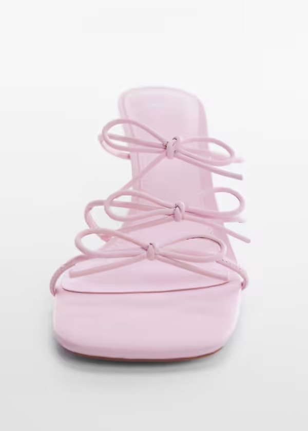Mango Bows leather sandals