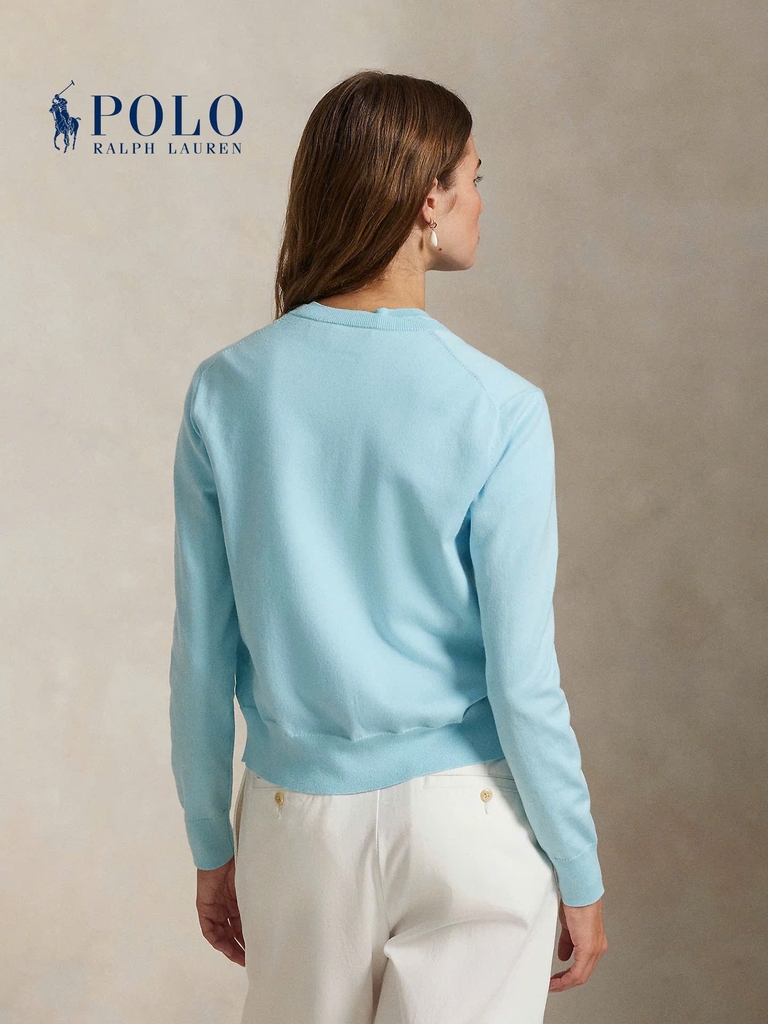 Áo len cardigan pha cotton