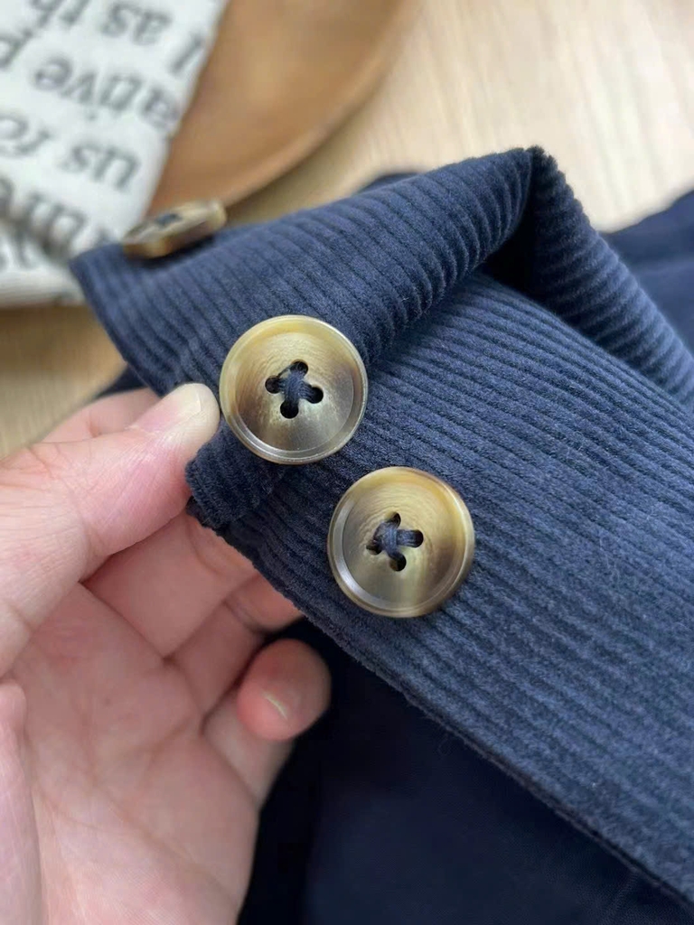 Gile nhung Polo Ralph Lauren navy tuồn auth