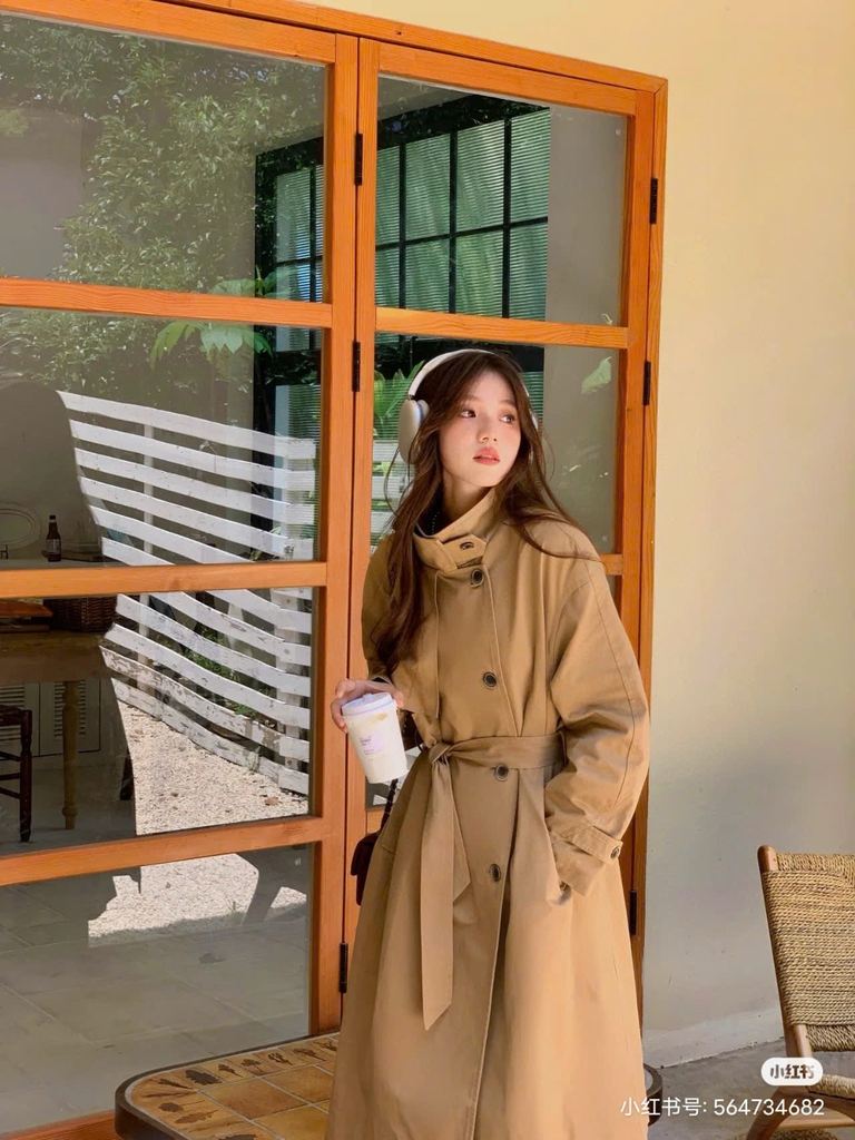 Trendcoat dáng dài ICICLE cổ bẻ
