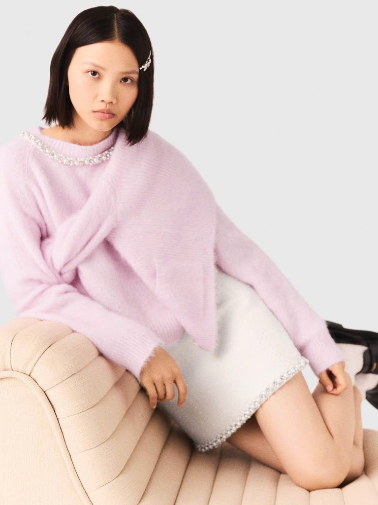 VÁY VẢI TWEED VIỀN NGỌC TRAI