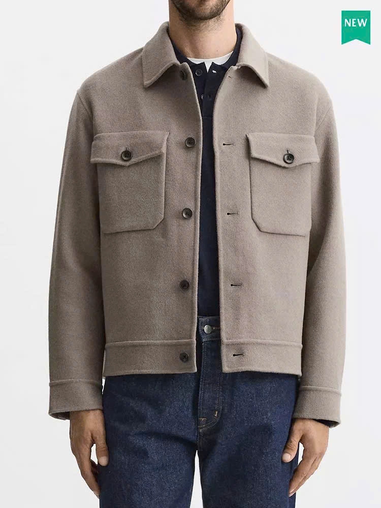 Áo khoác dạ ép Zara cổ đức
