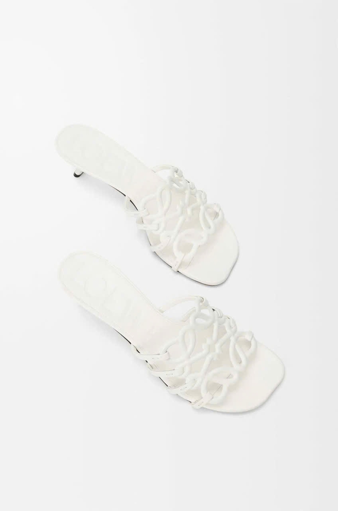 Guốc LOEWE quai logo gót 3cm (bản xuất)
