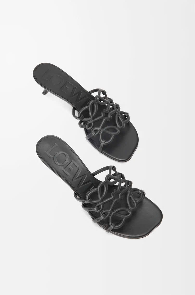 Guốc LOEWE quai logo gót 3cm (bản xuất)