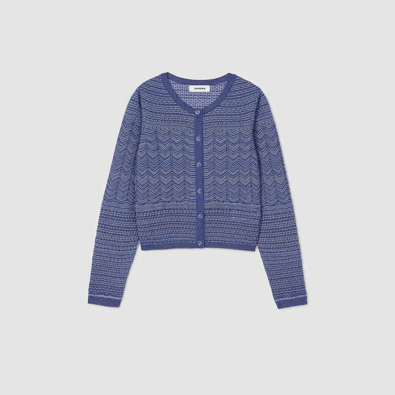 ÁO CARDIGAN DỆT KIM LẤP LÁNH
