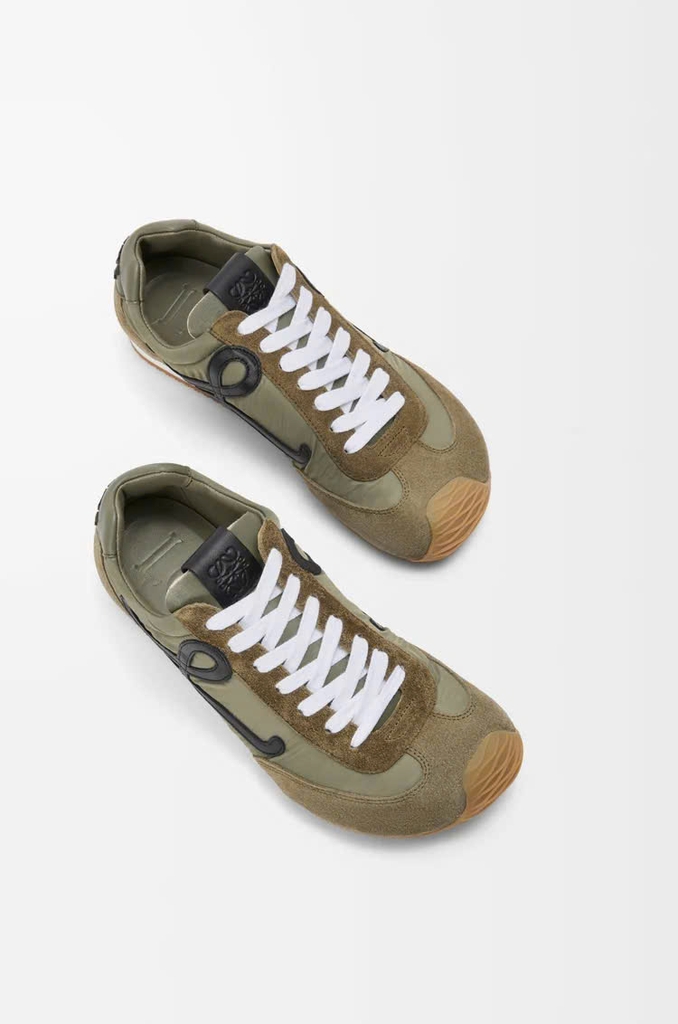 Sneaker LOEWE  bản da lộn cải canvas 2 màu