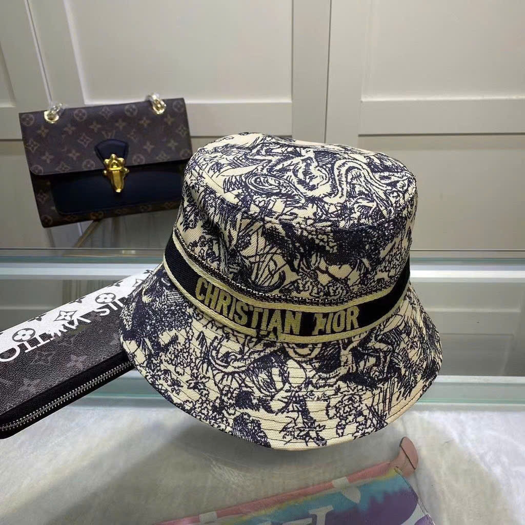Mũ Dior họa tiết 2 màu fullbox