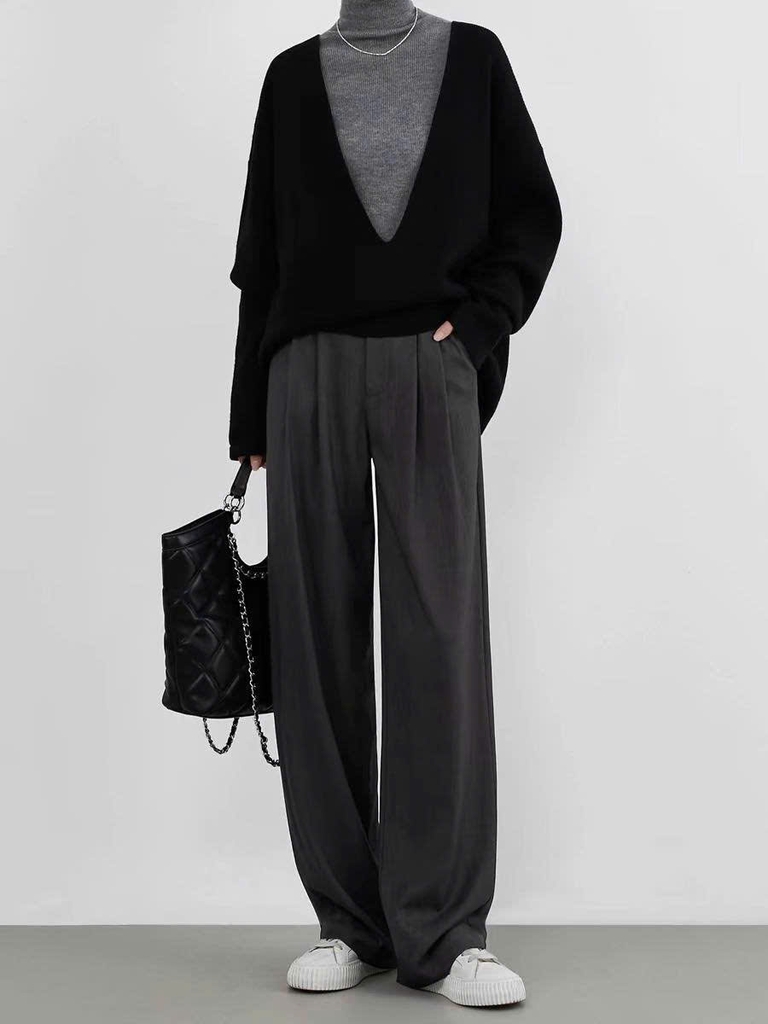 Quần suông Maison Margiela lưng chun 2 màu