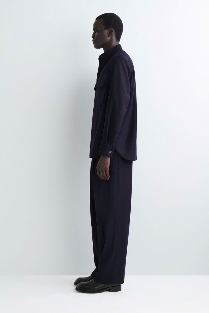 Quần COS len wool suông